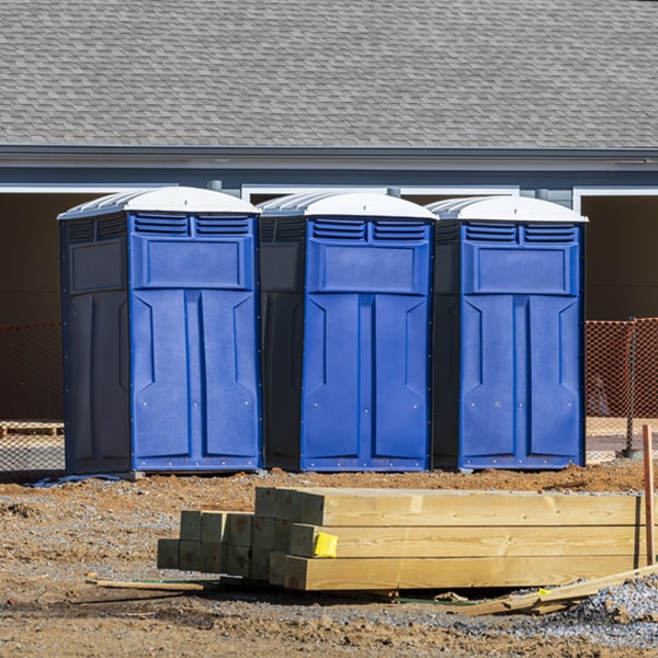 is there a specific order in which to place multiple porta potties in Alma